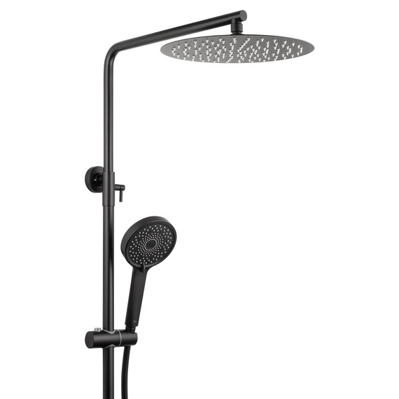 Душевая стойка Wonzon & Woghand Frame WW-88739010-MB, чёрный матовый - фото 5