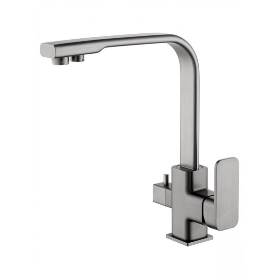 Смесители для кухни Wonzon & Woghand WW-88458004-BGM, тёмный графит - фото 