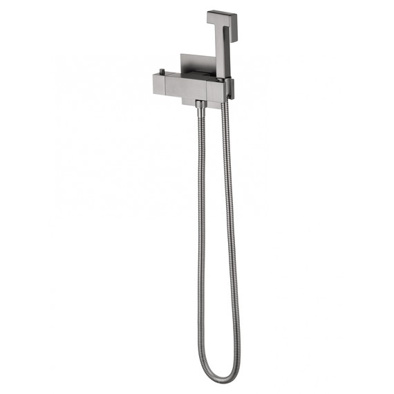 набор для гигиенического душа с термостатом Wonzon & Woghand WW-88819903-BGM (со скрытой частью) тёмный графит - фото 