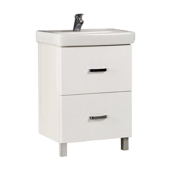 Тумба напольная с раковиной Акватон Америна 80Н см 1A1694K1AM010, белый - фото 