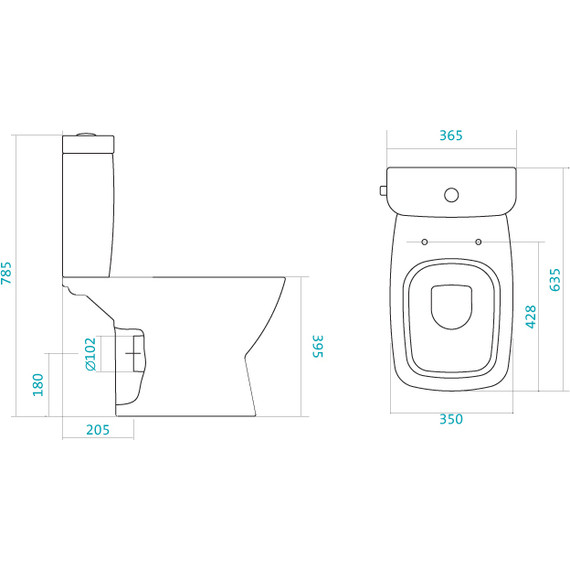Унитаз-компакт Santek Нео 1.WH30.2.194 с крышкой микролифт - фото 3