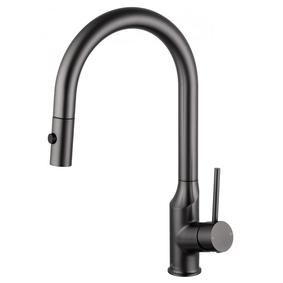 Смесители для кухни Wonzon & Woghand WW-A21252-BGG, тёмный графит - фото 