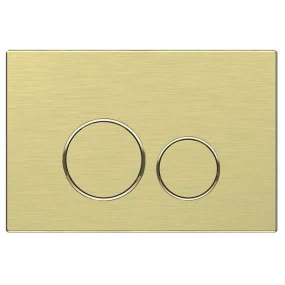 Кнопка смыва Vincea VFP-005BG, брашированное золото - фото 