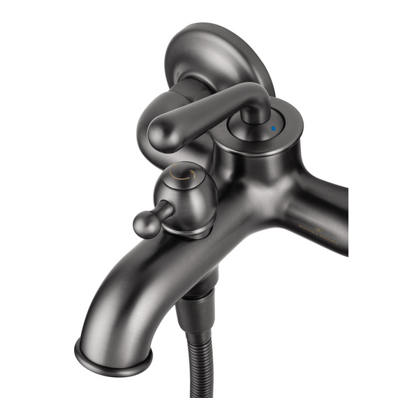 Смесители для ванны Wonzon & Woghand Steam WW-88639008-BGM, тёмный графит - фото 5