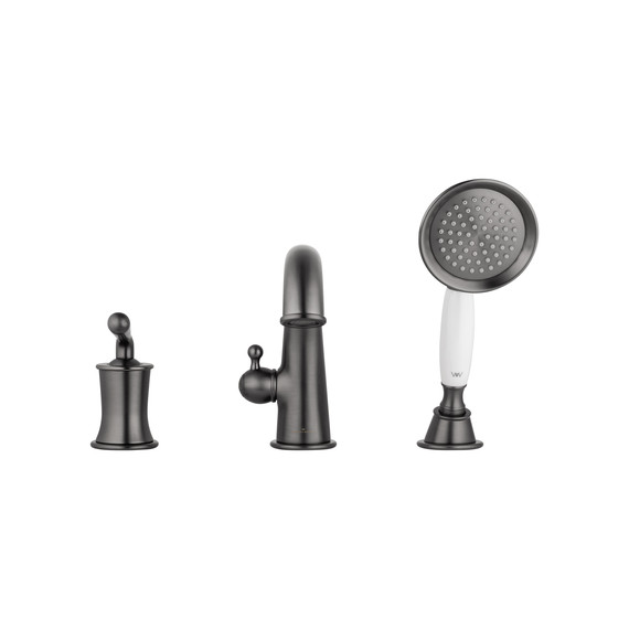 Смесители для ванны Wonzon & Woghand Steam WW-88659008-BGM, тёмный графит - фото 2