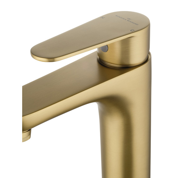 Смеситель для раковины высокий Wonzon & Woghand Alfa WW-A40232-BG, золото - фото 4