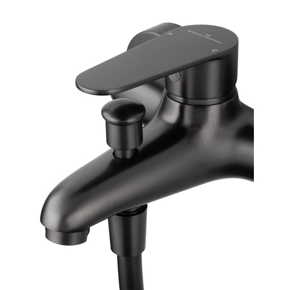 Смесители для ванны Wonzon & Woghand Alfa WW-AE3205-BGG, тёмный графит - фото 5