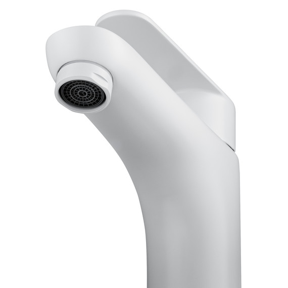 Смеситель для раковины высокий Wonzon & Woghand Alfa WW-A40232-MW, белый - фото 3