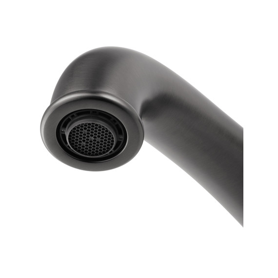 Смеситель для раковины настенный Wonzon & Woghand Steam WW-88869008-BGM (со скрытой частью) тёмный графит - фото 3