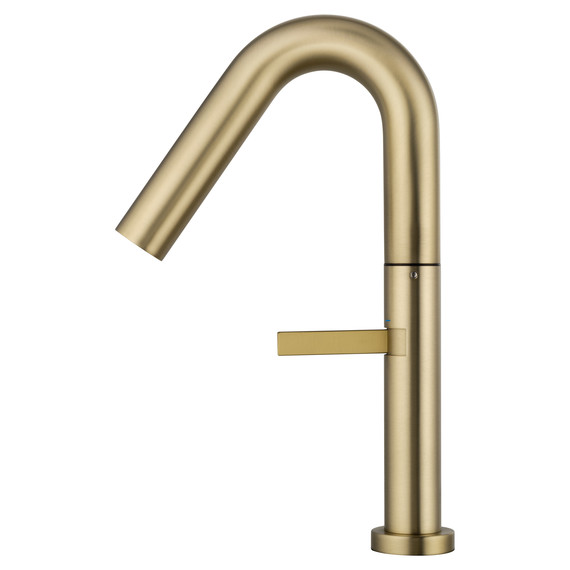 Смеситель для раковины высокий Wonzon & Woghand WW-6068-BG, золото - фото 2