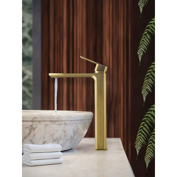 Смеситель для раковины высокий Wonzon & Woghand Diamond WW-88239011-BGM, тёмный графит - фото 6