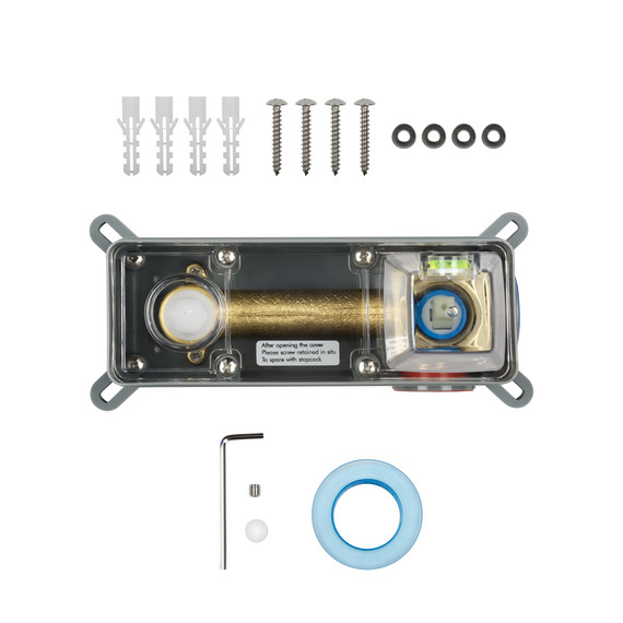 Смеситель для раковины настенный Wonzon & Woghand Fit WW-88869009-BG (со скрытой частью) золото - фото 5