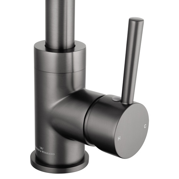 Смесители для кухни Wonzon & Woghand WW-A21102-BGG, тёмный графит - фото 4