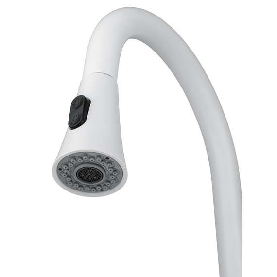 Смесители для кухни Wonzon & Woghand WW-121E201L-MW, белый - фото 4