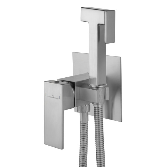 набор для гигиенического душа Wonzon & Woghand Cube WW-88829016-BN (со скрытой частью) никель - фото 3