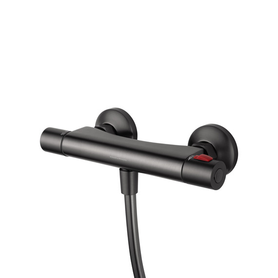 Смесители для душа с термостатом Wonzon & Woghand Inn WW-B2005-A-BGG, тёмный графит - фото 3