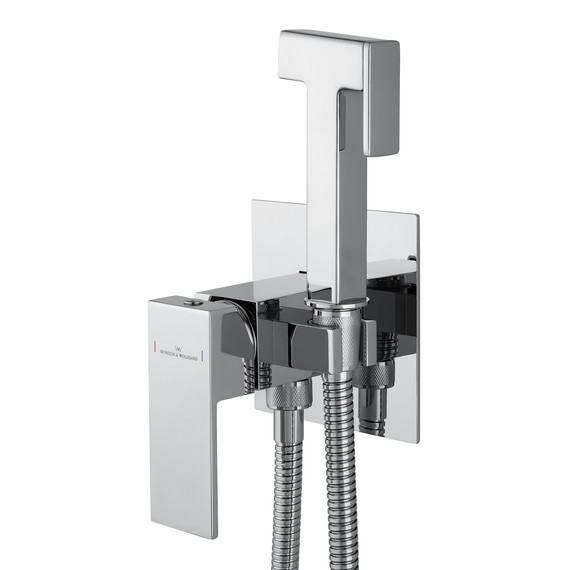 набор для гигиенического душа Wonzon & Woghand Cube WW-88829016-CR (со скрытой частью) - фото 3