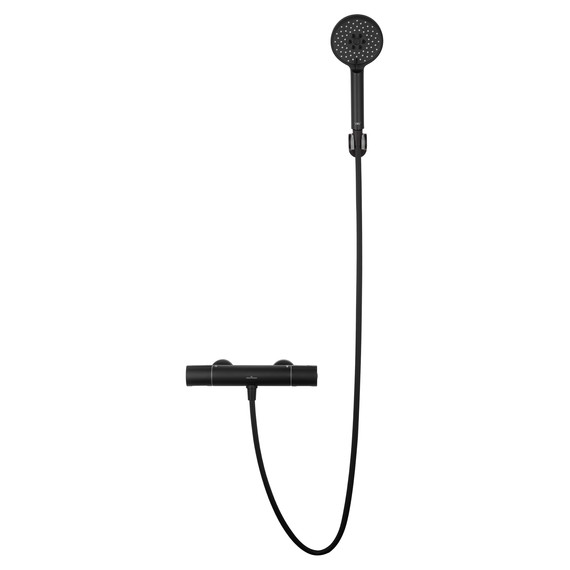 Смесители для душа с термостатом Wonzon & Woghand Inn WW-A2006-A-MB, чёрный - фото 2