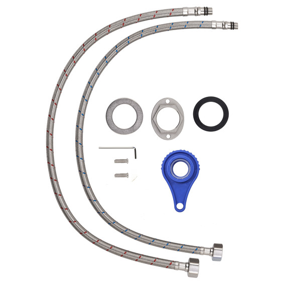 Смеситель для биде Wonzon & Woghand Flex WW-88016072-BN, никель - фото 5