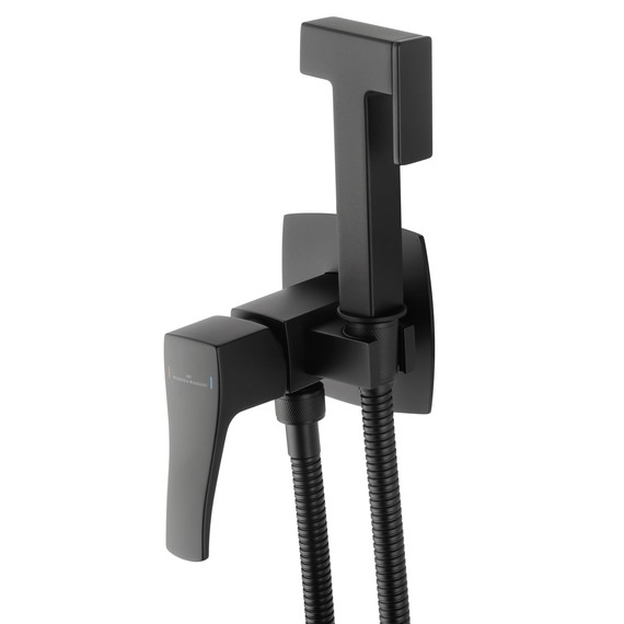 набор для гигиенического душа Wonzon & Woghand Flex WW-88829072-MB (со скрытой частью) чёрный - фото 3