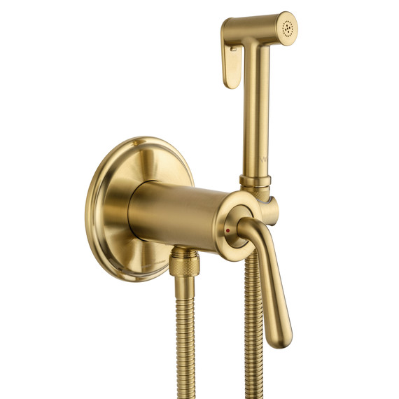 набор для гигиенического душа Wonzon & Woghand Steam WW-88829008-BG (со скрытой частью) золото - фото 6