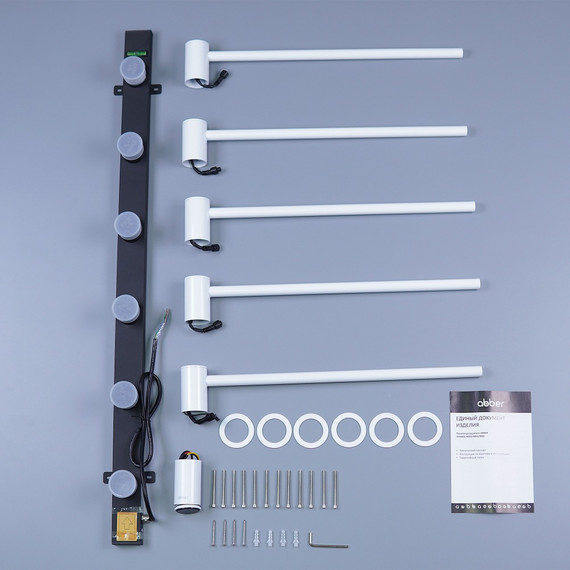Полотенцесушитель электрический Abber Charme П5 795x520 мм AH4005MW, белый матовый - фото 3