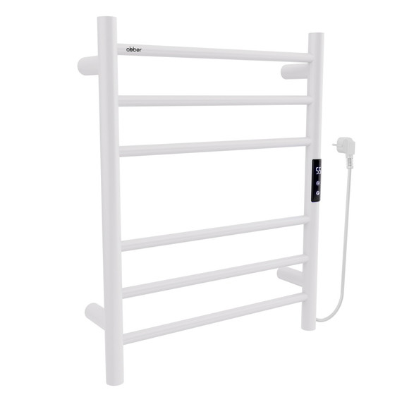 Полотенцесушитель электрический Abber Standard П6 630x500 мм AH4606MW, белый матовый - фото 4