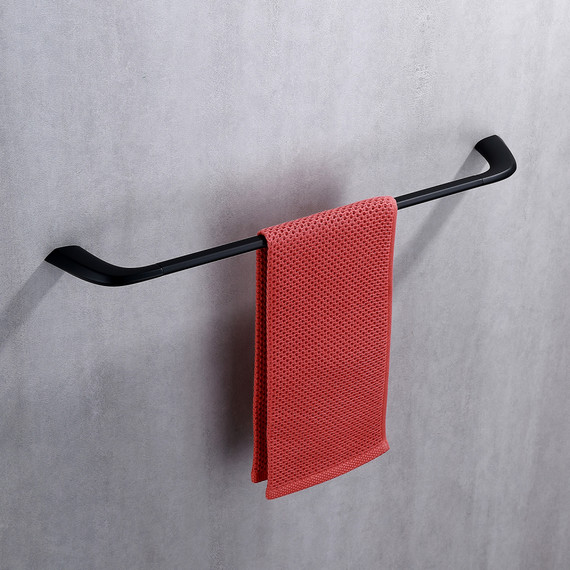 Держатель для полотенец Abber Nord AA1552B, цвет чёрный матовый - фото 2