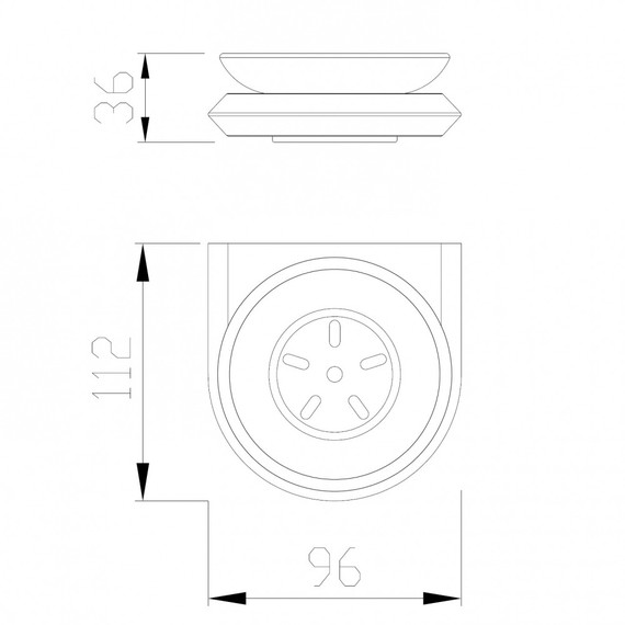 Мыльница Abber Nord AA1558 - фото 3