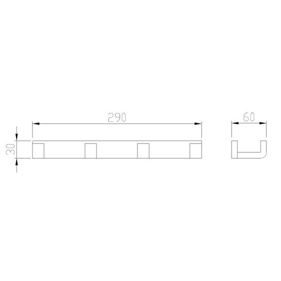 Набор крючков Abber Westen AA1751NG, цвет никель - фото 3