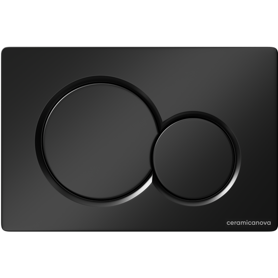 Кнопка смыва Ceramicanova Balance Sphere CN12-003MB, чёрный матовый - фото 