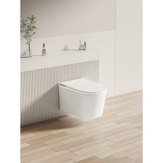 Унитаз-биде подвесной электронный Allen Brau Smart 4.I1001.20 (система смыва Торнадо) - фото 8