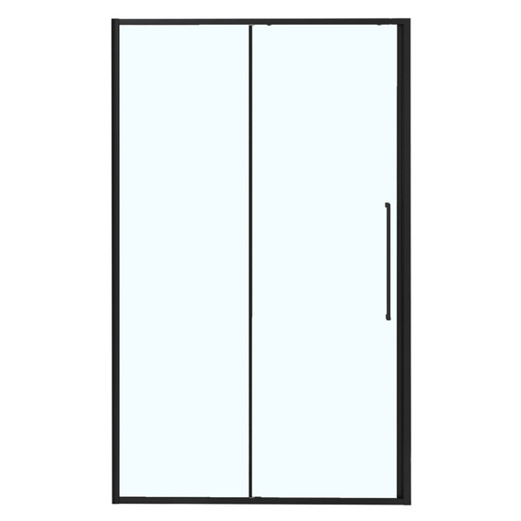 Душевая дверь Azario SHANGHAI 100 см AZ-Y43-100-MB-CL, чёрный матовый/прозрачное - фото 2