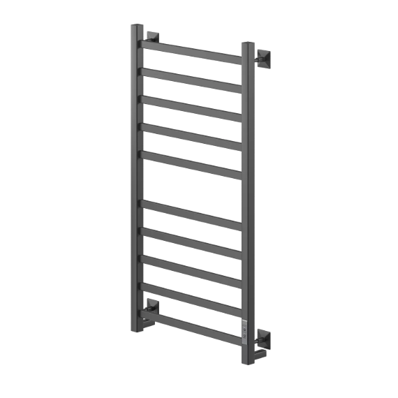 Полотенцесушитель электрический Veconi Barro-A П10 500x1000 мм B10050B-A, чёрный - фото 