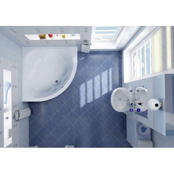 Ванна акриловая Santek Канны 150x150 см 1.WH11.1.983 - фото 2