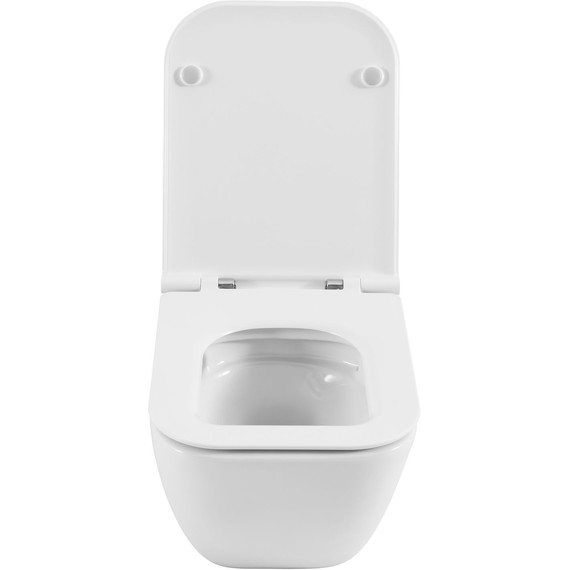 Унитаз подвесной безободковый Allen Brau Liberty 3 Tornado 4.33011.20 с тонкой крышкой микролифт (система смыва Торнадо) - фото 8