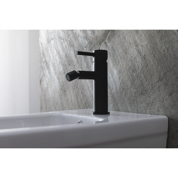 Смеситель для биде Allen Brau Priority 5.31004-31 (с донным клапаном) чёрный матовый - фото 9