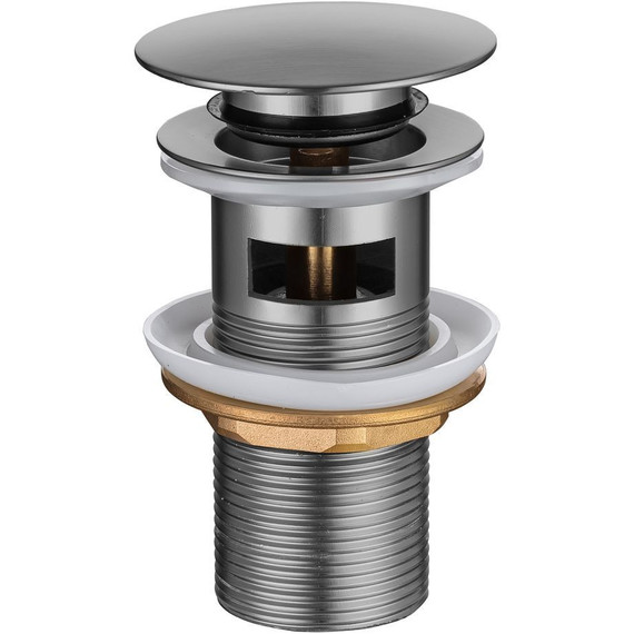 Донный клапан Allen Brau Priority 5.31023-MG, графит браш - фото 