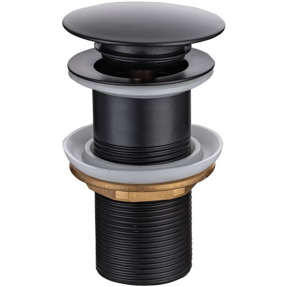 Донный клапан Allen Brau Priority 5.31024-31, чёрный матовый - фото 