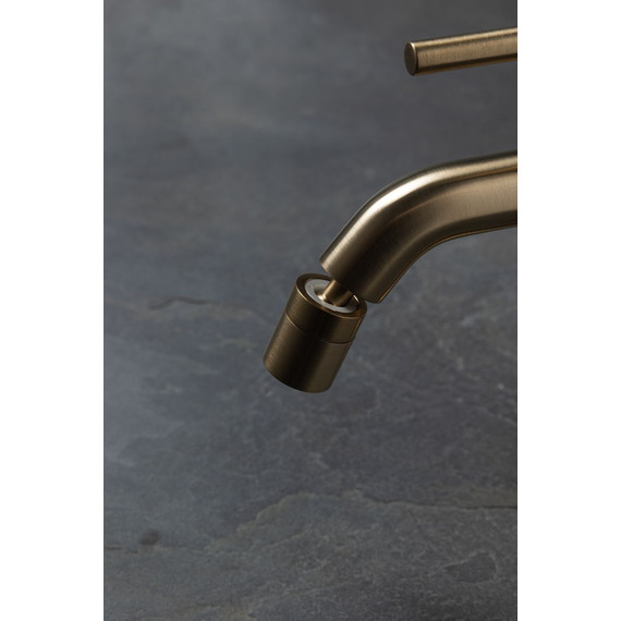 Смеситель для биде Allen Brau Priority 5.31A04-GB (с донным клапаном) золото - фото 6