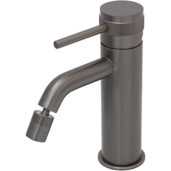 Смеситель для биде Allen Brau Priority 5.31A04-MG (с донным клапаном) графит браш - фото 2