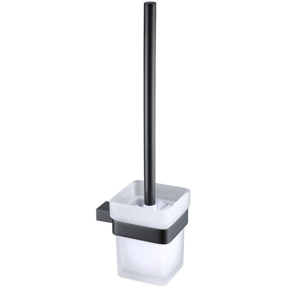 Ершик для унитаза Allen Brau Infinity 6.21008-31, цвет белый/чёрный матовый - фото 