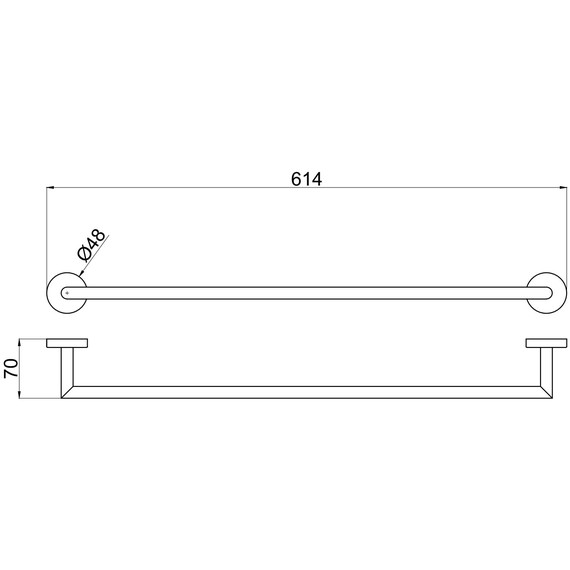 Полотенцедержатель Allen Brau Priority 6.31011-00 - фото 5