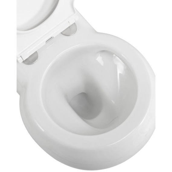 Унитаз подвесной безободковый Cezares Grande-Tor CZR-308-TH-TOR/SC с тонкой крышкой микролифт (система смыва Торнадо) - фото 18