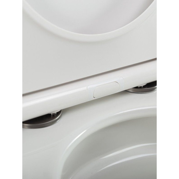 Унитаз подвесной безободковый Cezares Stylus-Tor 2.0 CZR-546-TH-TOR/SC с тонкой крышкой микролифт (система смыва Торнадо) - фото 12