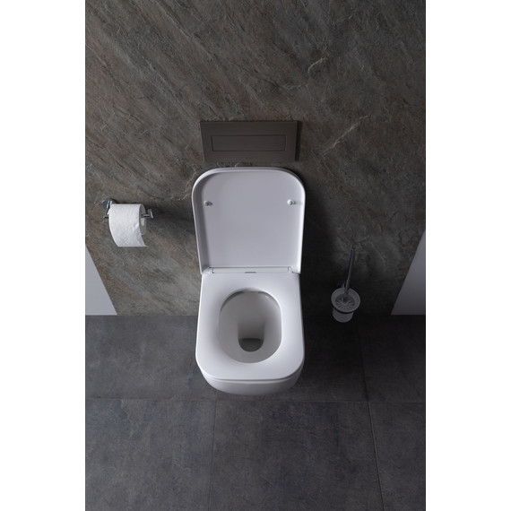 Унитаз подвесной безободковый Allen Brau Infinity 4.21004.20 с крышкой микролифт - фото 19