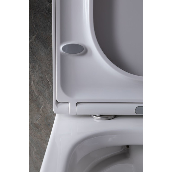 Унитаз подвесной безободковый Allen Brau Infinity 4.21004.20 с крышкой микролифт - фото 22