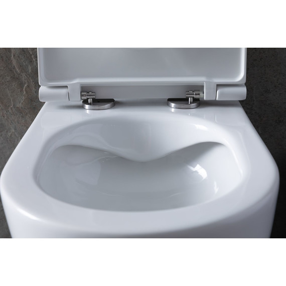 Унитаз подвесной безободковый Allen Brau Reality 4.32006.20 с крышкой микролифт - фото 11