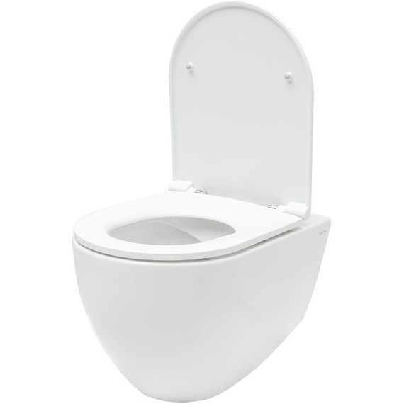 Унитаз подвесной безободковый Allen Brau Reality 4.32006.20 с крышкой микролифт - фото 2