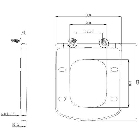 Унитаз подвесной безободковый Allen Brau Liberty 4.33004.20 с крышкой микролифт - фото 28
